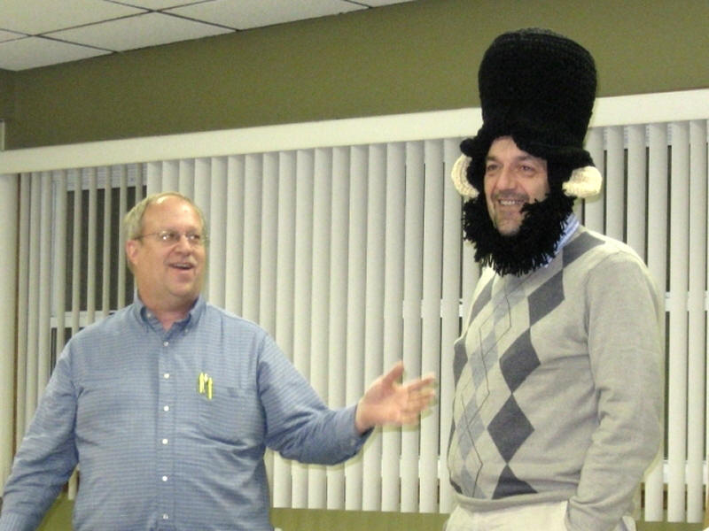 We have fun at our Bond County Historical Society meetings!