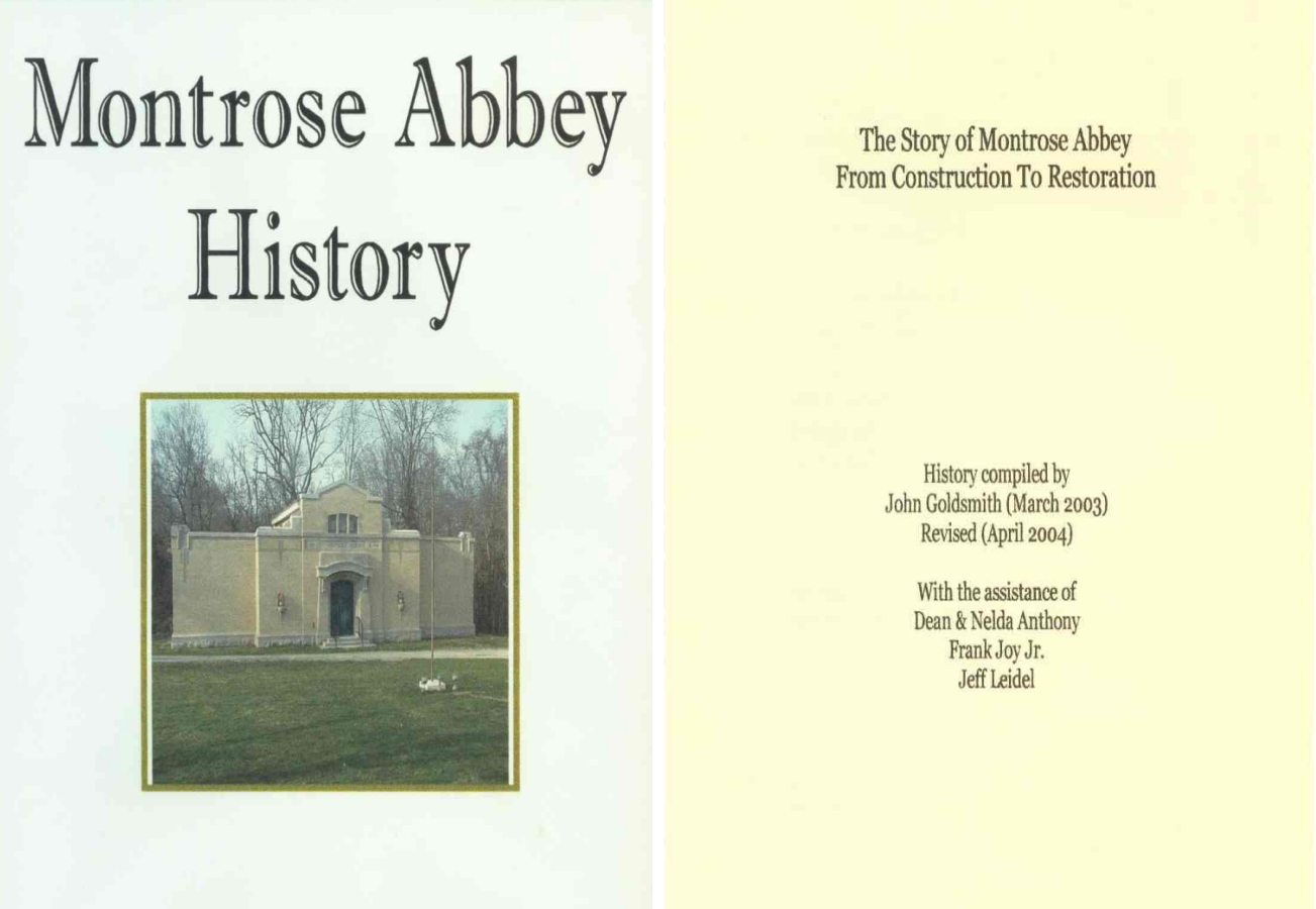Montrose Abbey History Book