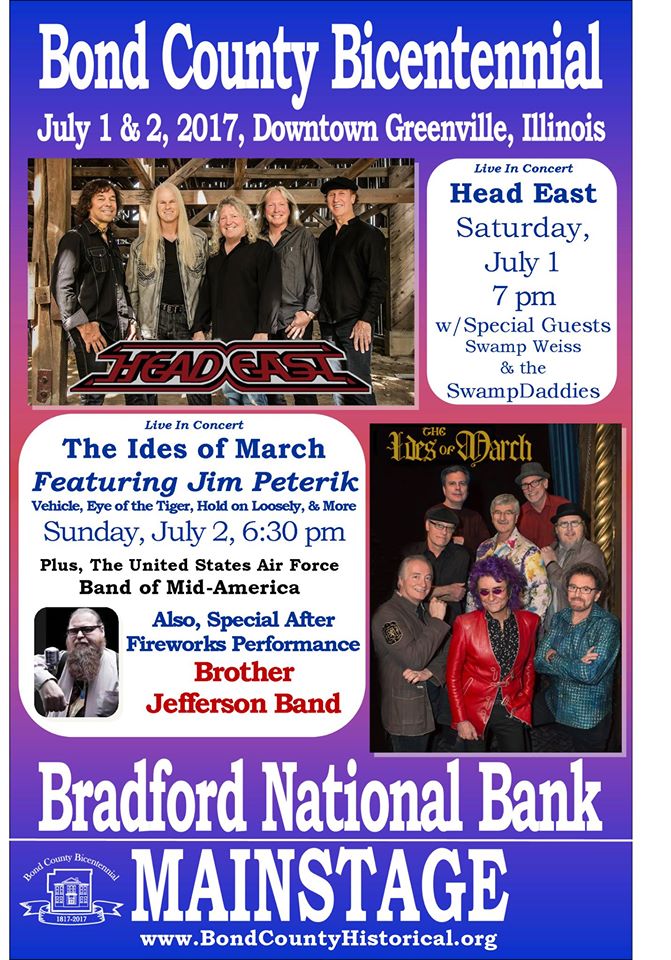 Bradford National Bank Mainstage Music poster