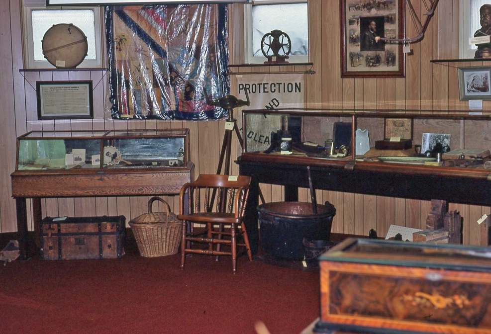 The Bond County Historical Society Museum in the Greenville Public Library between 1973-1992